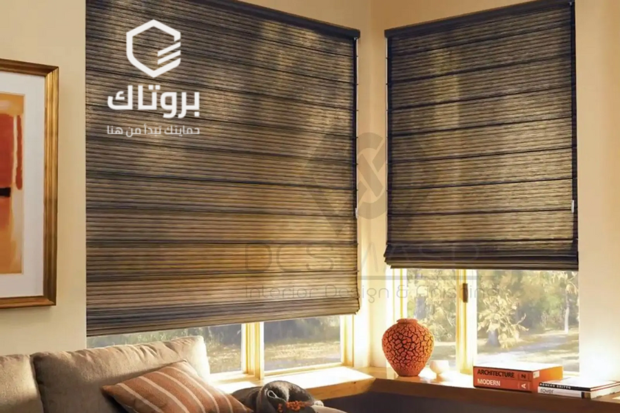 شيش حصيرة خشبي